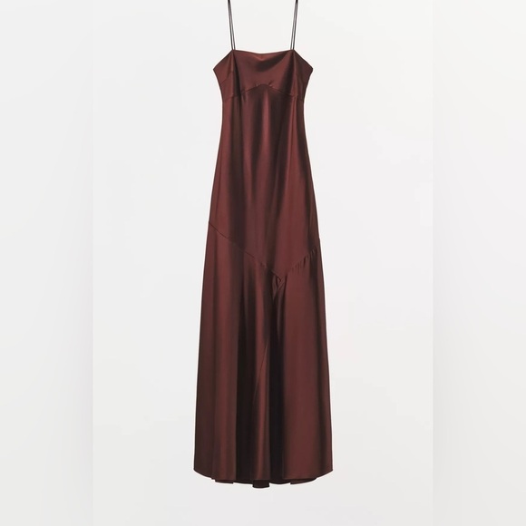 Zara satin strap dress - Picture 3 of 6